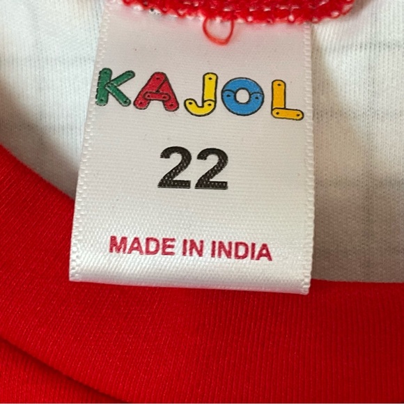 NWOT 2/3 Year Old Girls Black, White, and Red Colour Dress With Frills - Picture 15 of 16